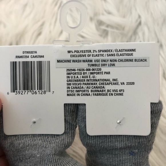 Angel of Mine Baby Booties Gray Baseball - Picture 6 of 6